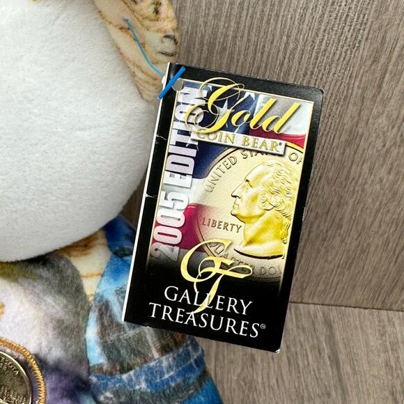 Gallery Treasures 5 Gold Coin Bear 2005 Edition State Quarter Collection White - Picture 9 of 10
